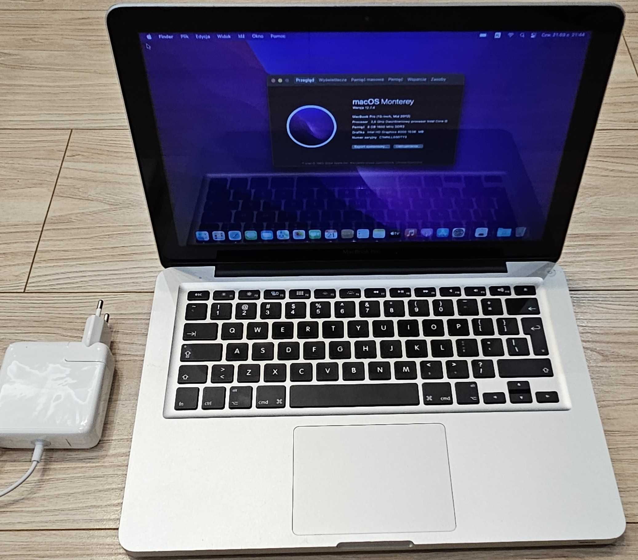 MacBook PRO 13'' i5/2.5GHz/512SSD/8GB/bat.3h 100%spr