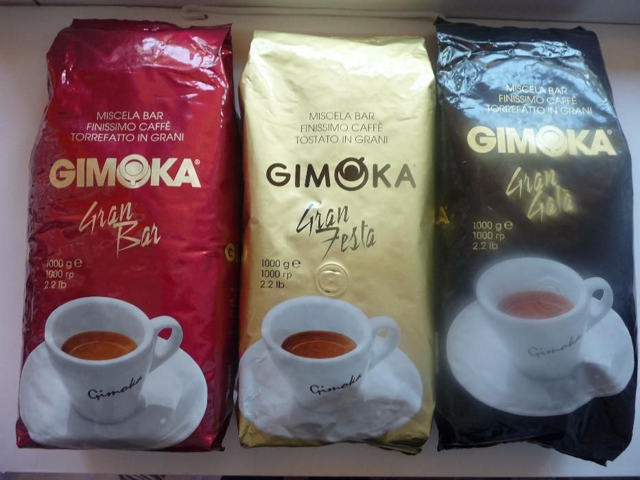 Кофе в зернах GIMOKA 1кг. Италия