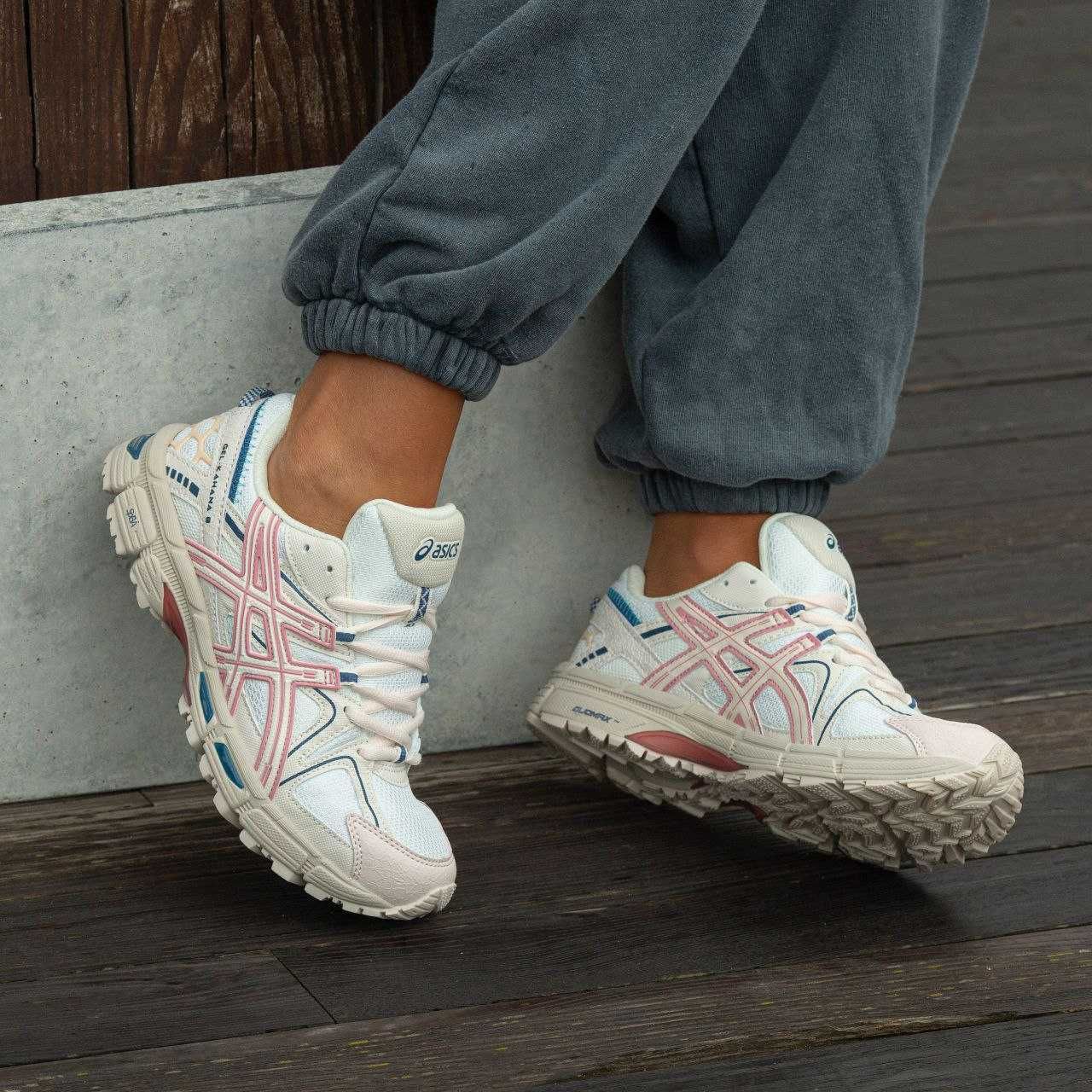 Кросівки Asics Kahana 8 White Blue Pink | Кросівки Асікс