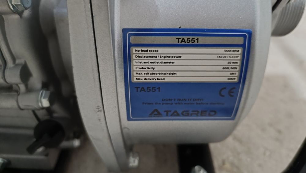Motopompa Tagred ta 551