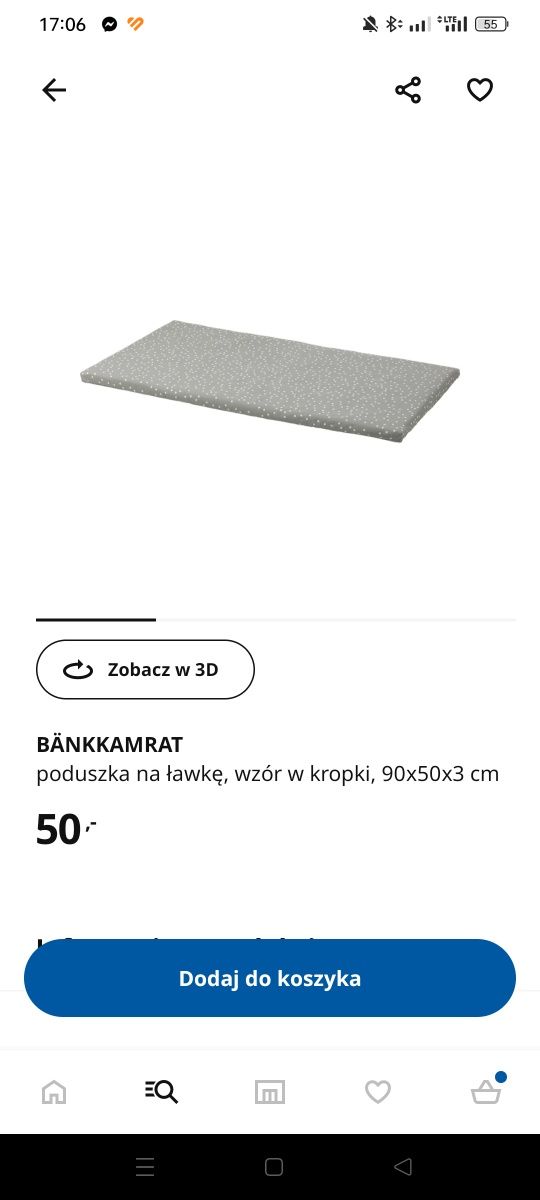 Szafka szuflada Ikea Smastad + poduszka