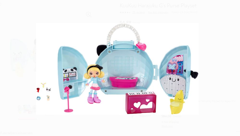 KuuKuu Harajuku G's Purse Playset кукла, аксессуары , сумочкой -домик