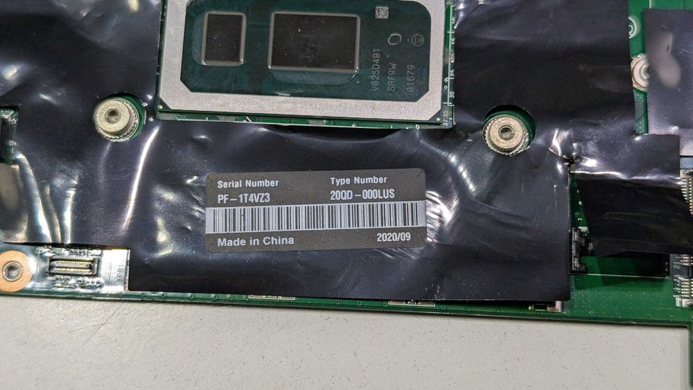 Lenovo X1 Carbon 7th Gen  ноутбук плата - на запчасти