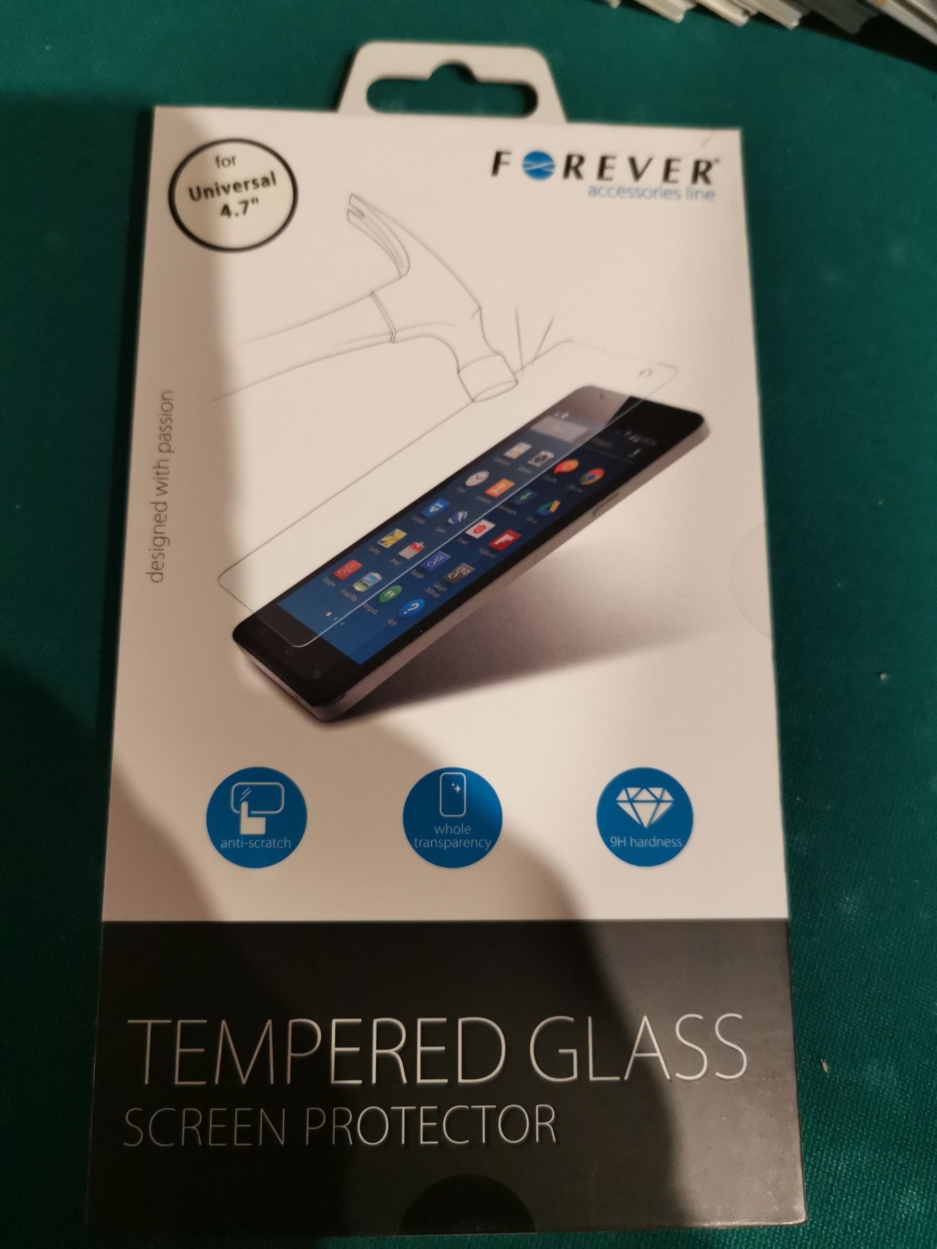 Komplet 25 sztuk szkło hartowane glass 9h uniwersalne 4.7