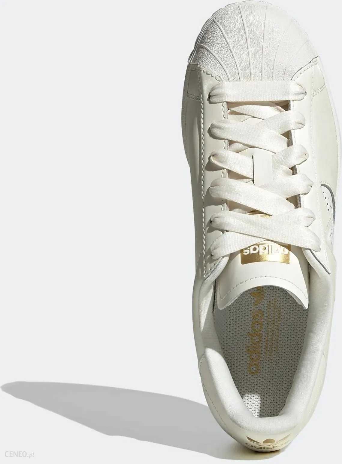 Niedostępne w Polsce! NOWE adidas Superstar FX6072 White/Gold - 37 1/3