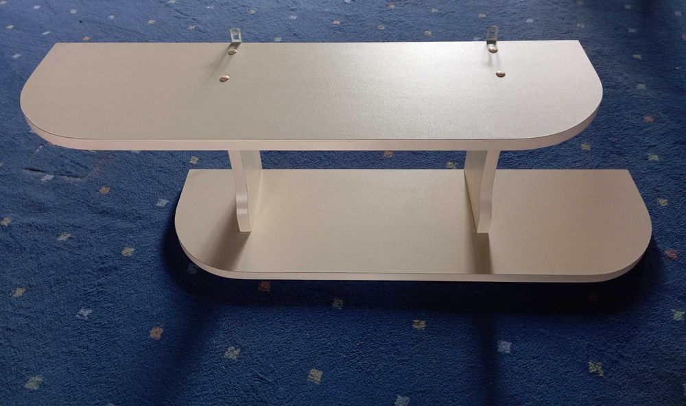 Półka wisząca biała