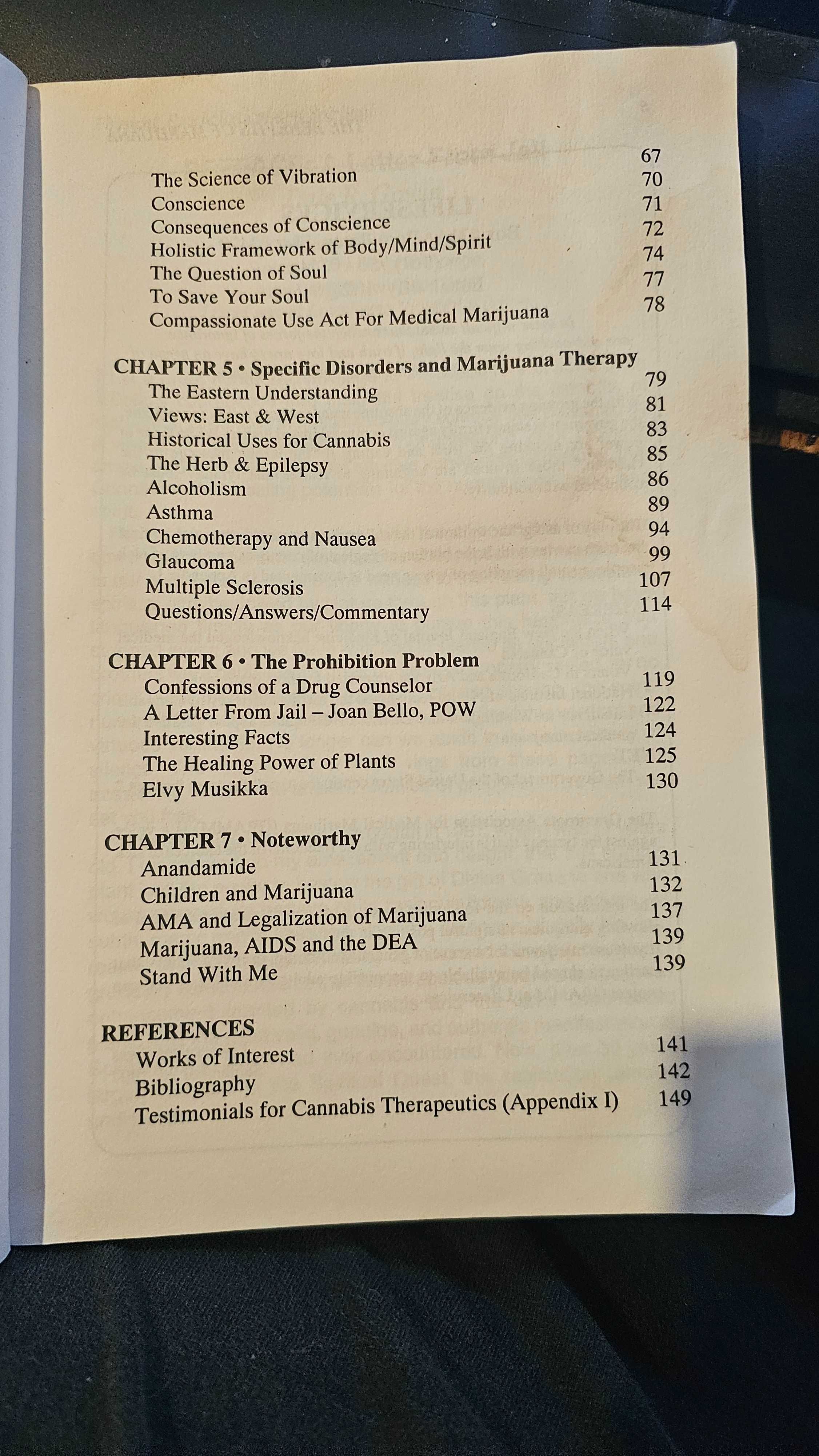 The Benefits of Marijuana Physical Psychological Spiritual Joan Bello