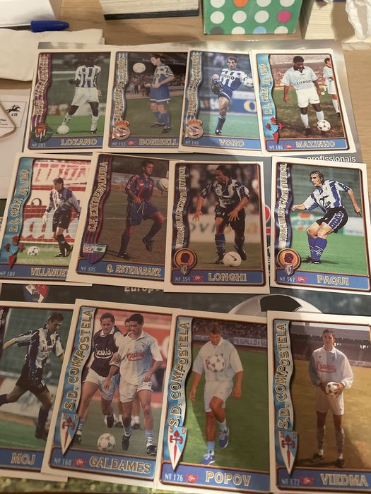 cartas da liga espanhola da época de 96/97