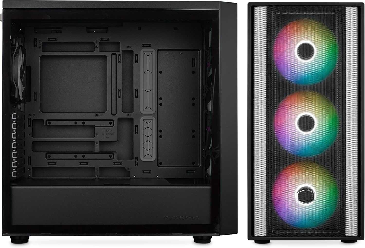 Корпус ПК Cooler Master MasterBox 600 MB600 чорний 4 aRGB кулера