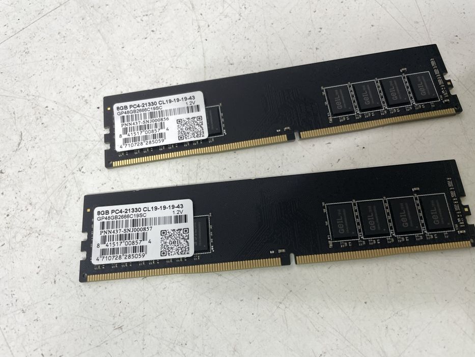 Оперативная память DDR4 16Gb(2*8Gb) 2400MHz PC4 19200 Geil