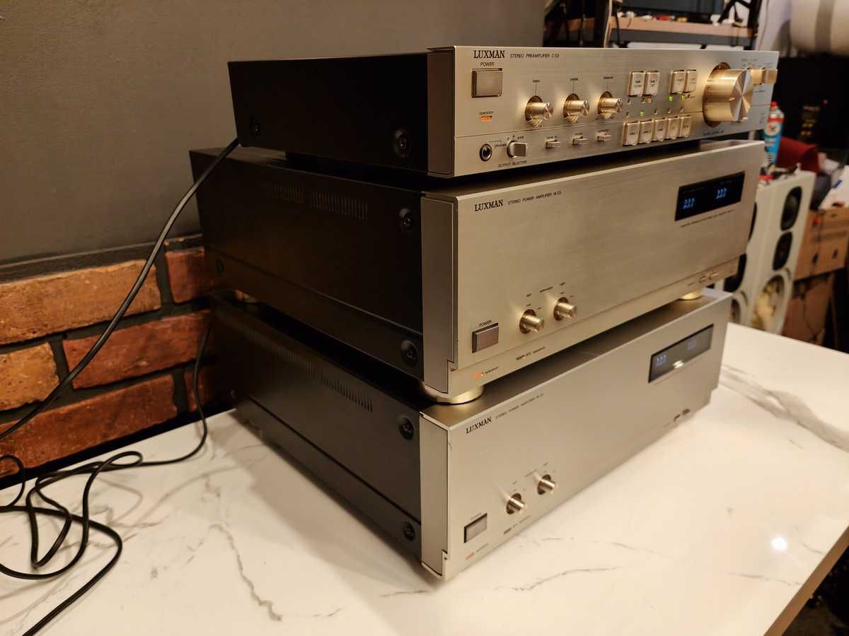 LUXMAN M03 C03 ! Możliwość monobloków i 480w/8ohm ! Hi-END