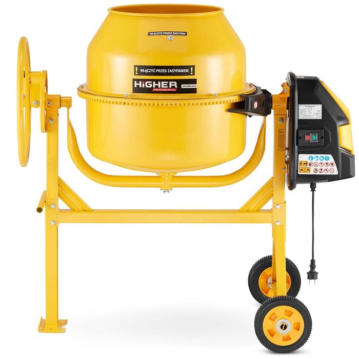 Betoniarka wolnospadowa mieszalnik HIGHER PROFESSIONAL 120 L 230V 650W