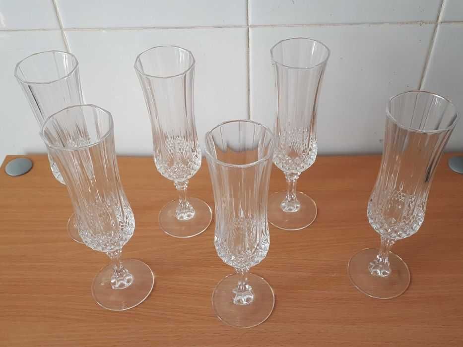 Copos de cristal 6 unidades por 10 euros