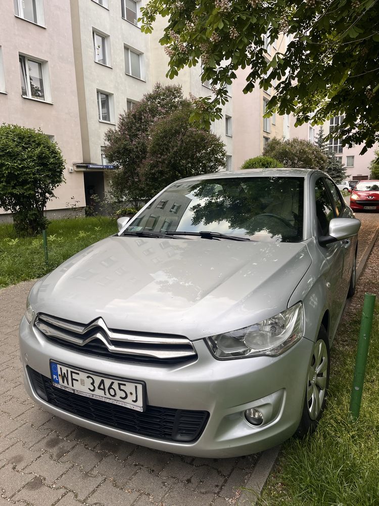 Citroen C-elysée 1.6 2014/15 r. srebrny sedan
