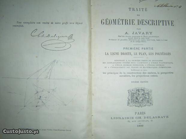 Traité de géométrie descriptive / par A. Javary