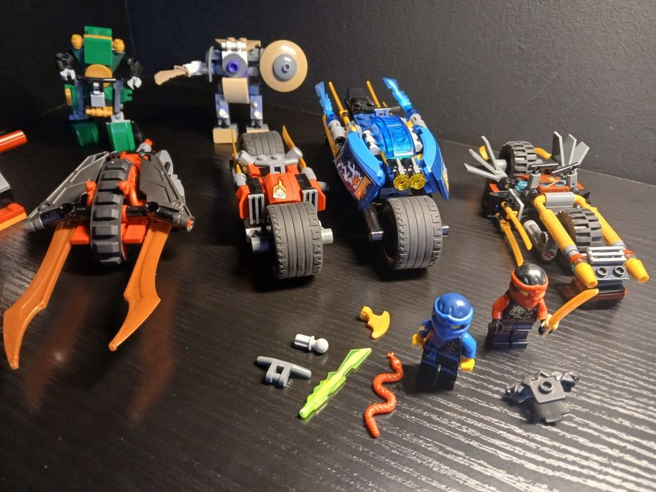 Zestawy Lego Ninjago 70600, 70622, 70753, 30291, instrukcje