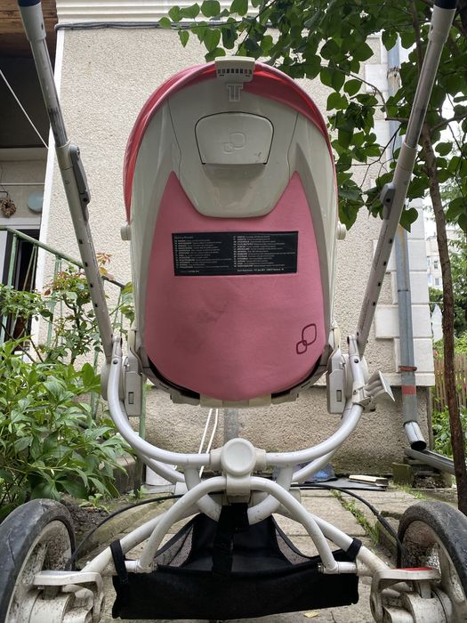 Дитяча коляска 2 в 1 Quinny Moodd Pink Passion в хорошому стані