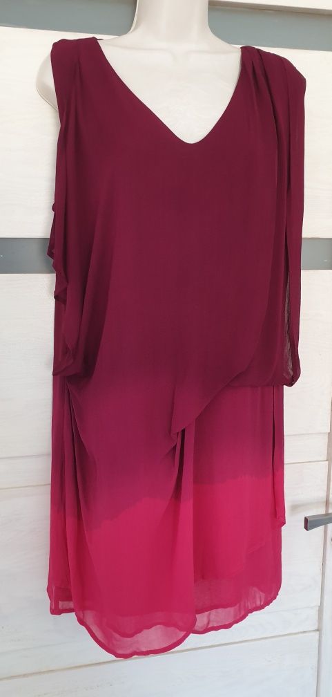 Sukienka , nowa , zwiewna , "ombre" ,roz 38