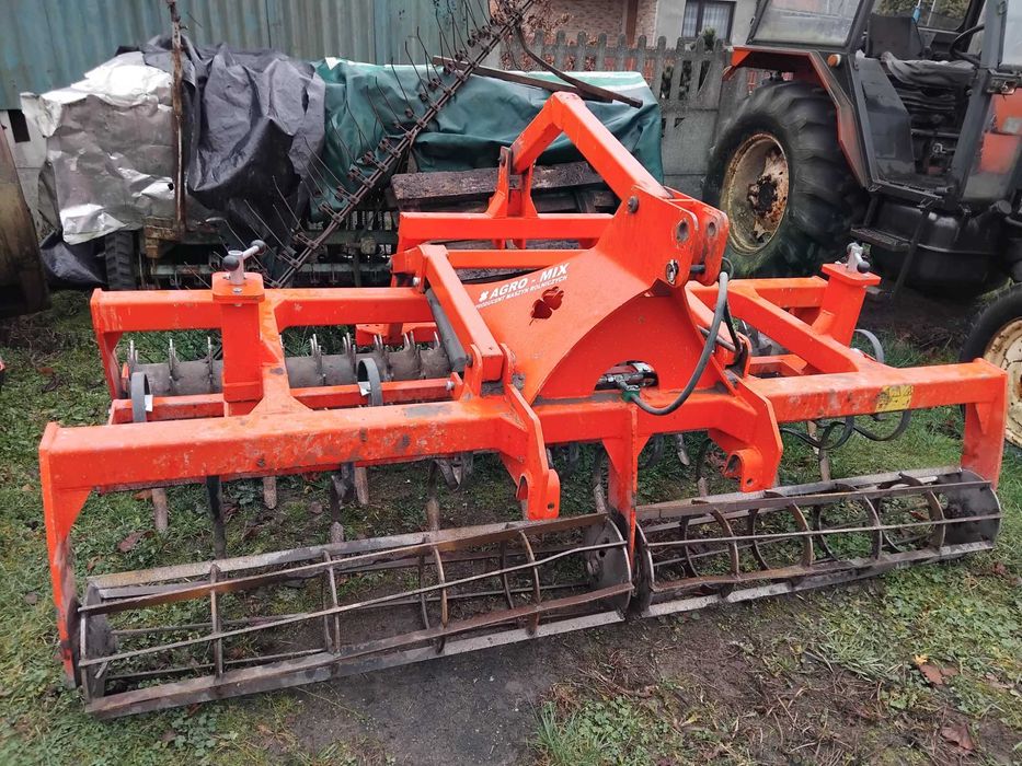 Agregat uprawowo-siewny 3m.,z hydropakiem do siewnik.tani transport