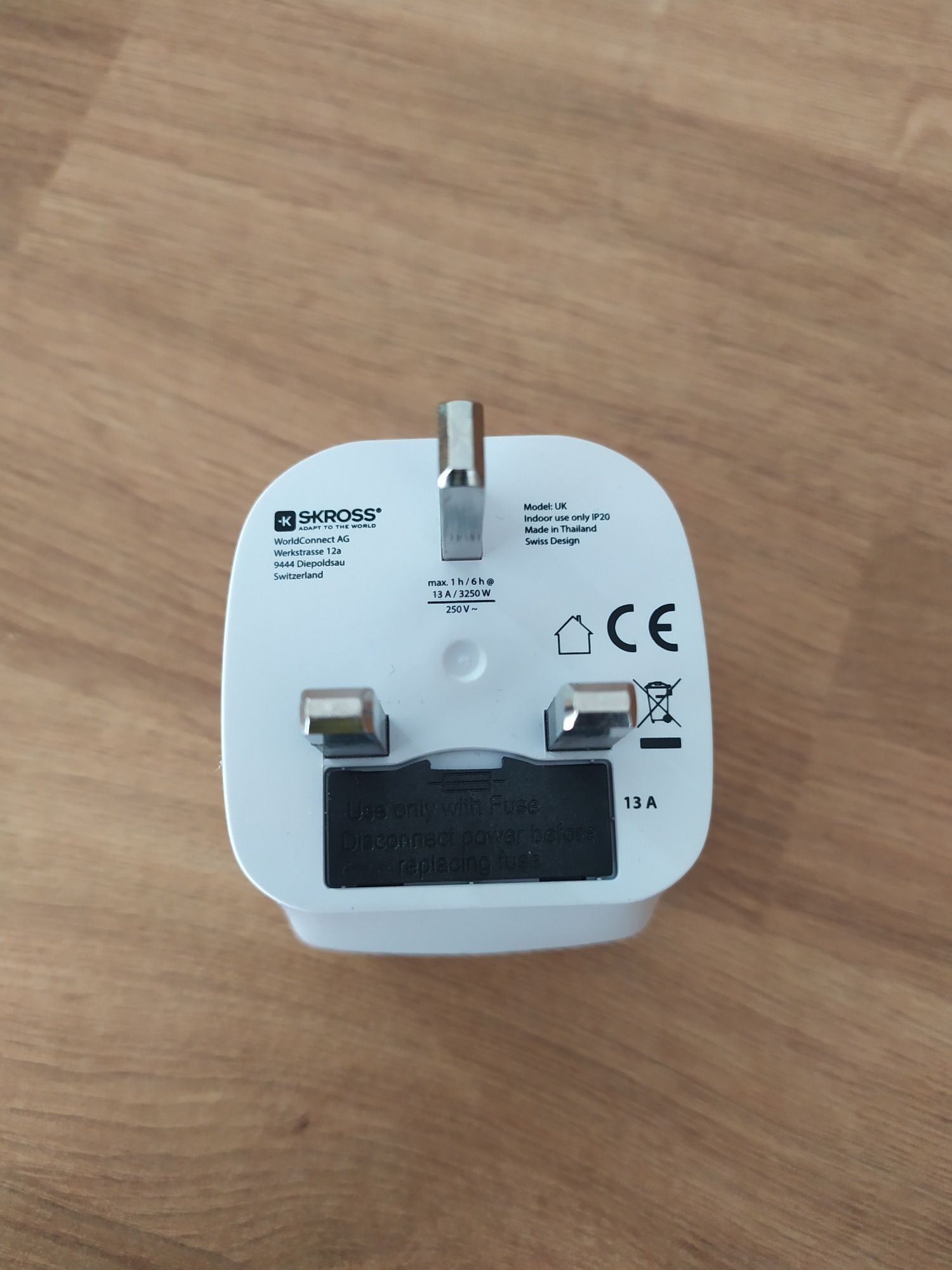 Adaptador tomada UK Inglaterra