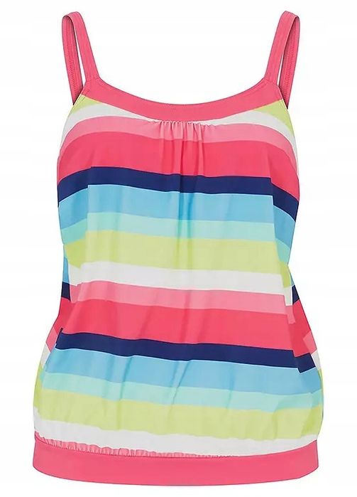 B.P.C top tankini kolorowy w paski r.40