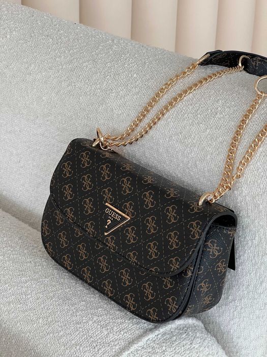 Женская сумка Guess кросс-боди ECO ELEMENTS черный Гесс