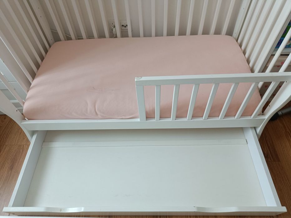 Łóżeczko tapczanik 3w1 wymiary 120x60 stan bdb