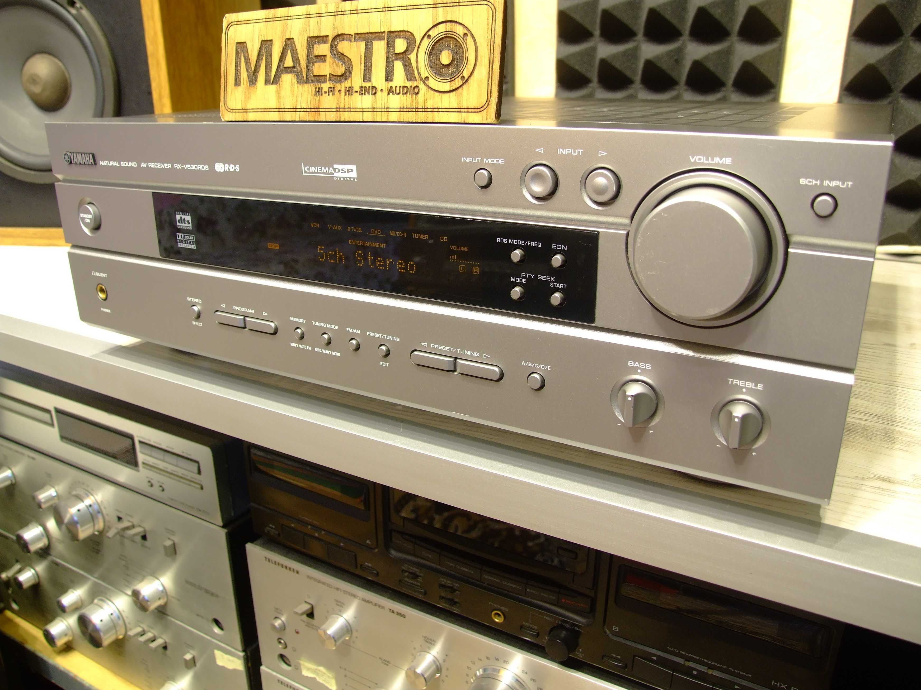 AV ресівер 5.1 Yamaha RX-V530RDS. 5х110. 4-16 Ом. 10 кг.Без передплати