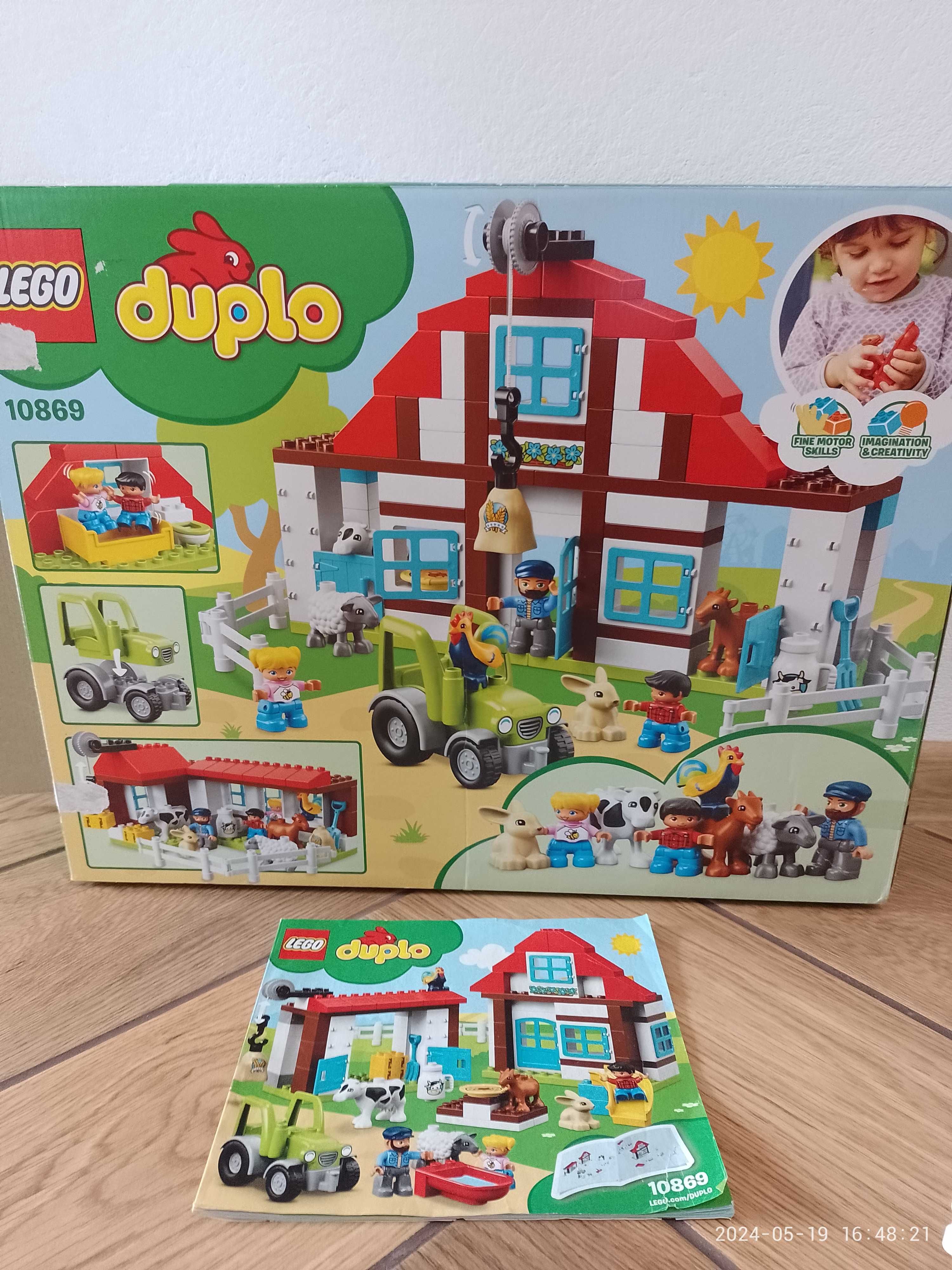 Zestaw LEGO Duplo 10869 Przygody na farmie - kompletny na 100% WARTO