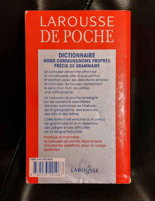 Dicionário de Francês- Larousse de Poche