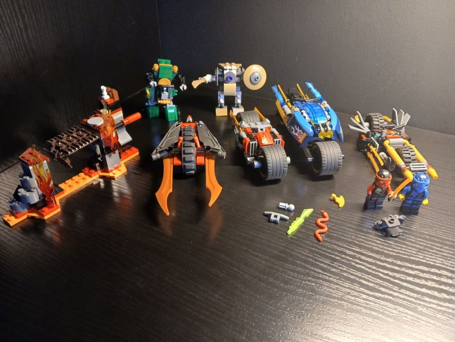 Zestawy Lego Ninjago 70600, 70622, 70753, 30291, instrukcje