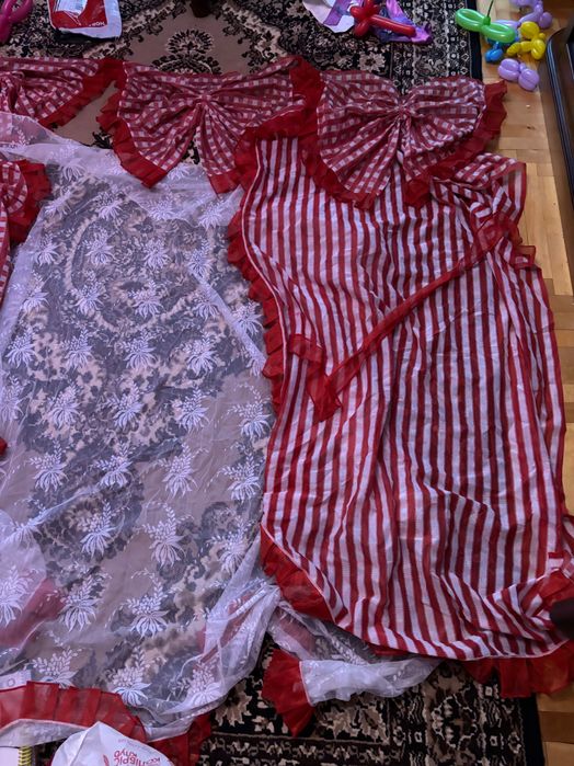 Тюль на кухню класична кліточка