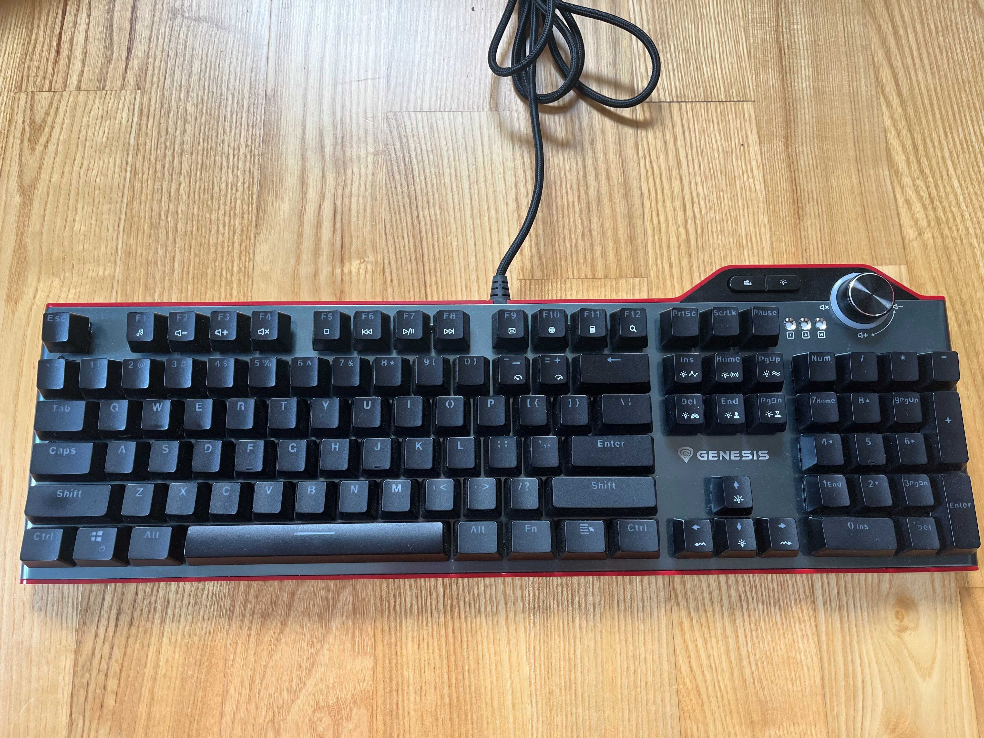 Klawiatura mechaniczna Genesis thor RX85