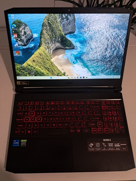 RTX 3050ti 4gb + i5-11400H • Acer 15,6" 144hz • 16gb/512+1tb ssd