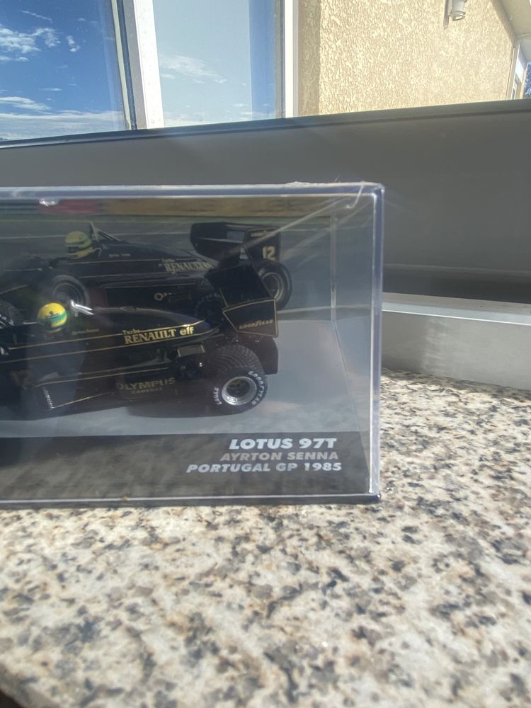 carro formula 1 miniatura - Ayrton Senna Lotus