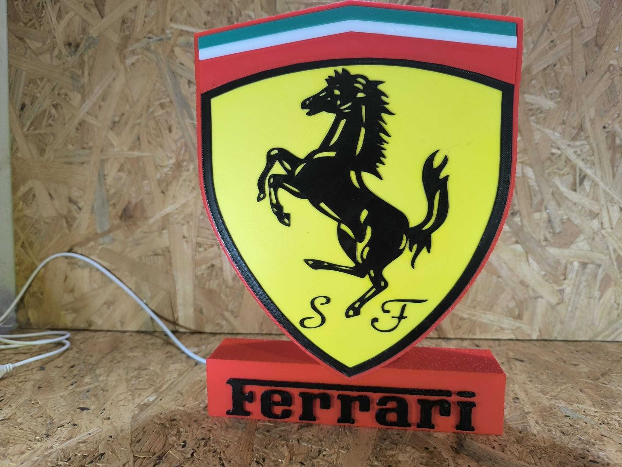 Luminaria /Lightbox Ferrari