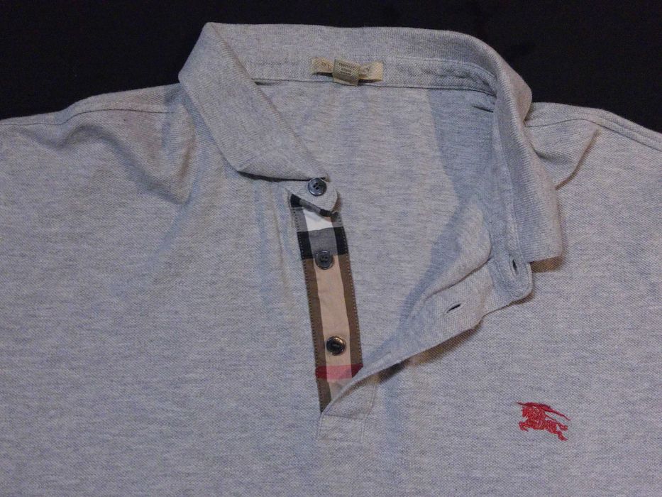 polo bawełniane męskie, koszulka Burberry