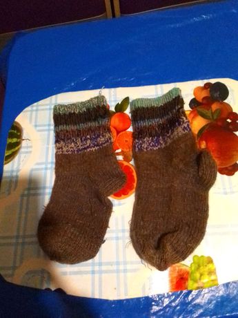 Носки на нитку для вязания