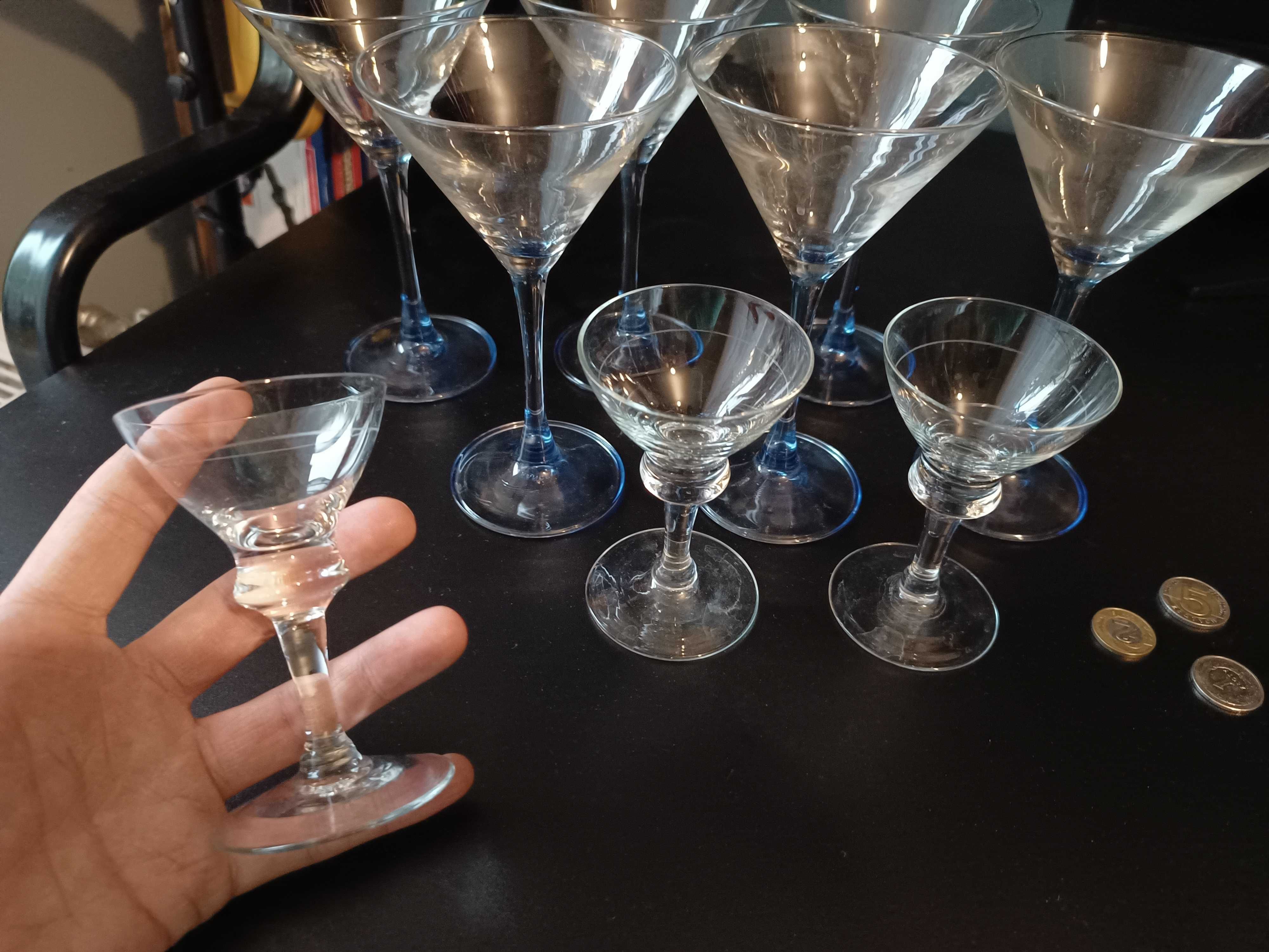 Zestaw kieliszków do martini z dodatkami