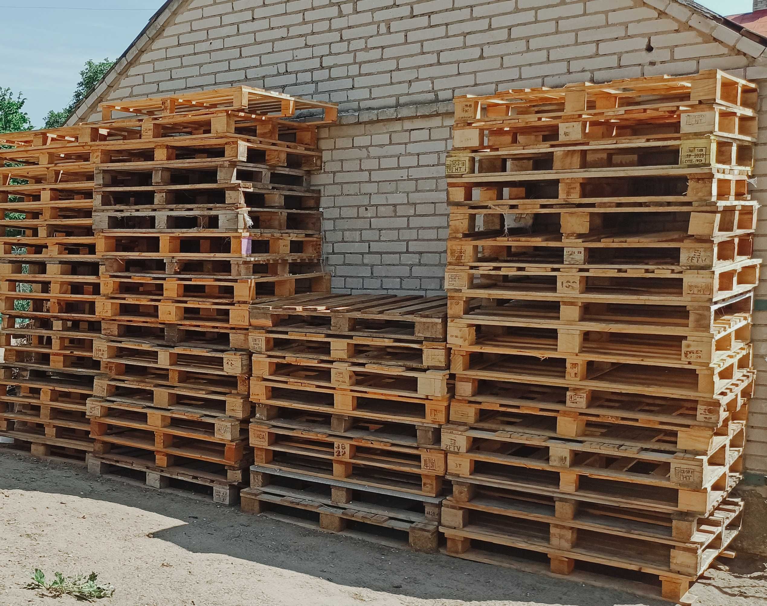 Palety 200 sztuk zwykłe euro jednorazowki 120x100 oraz 80x120