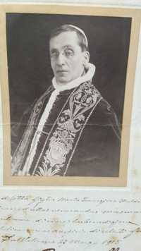 Fotografia muito antiga do papa Bento xv