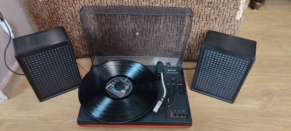 Gramofon, adapter, UNITRA Fonica WG-902 Artur sprawny, kompletny, fil