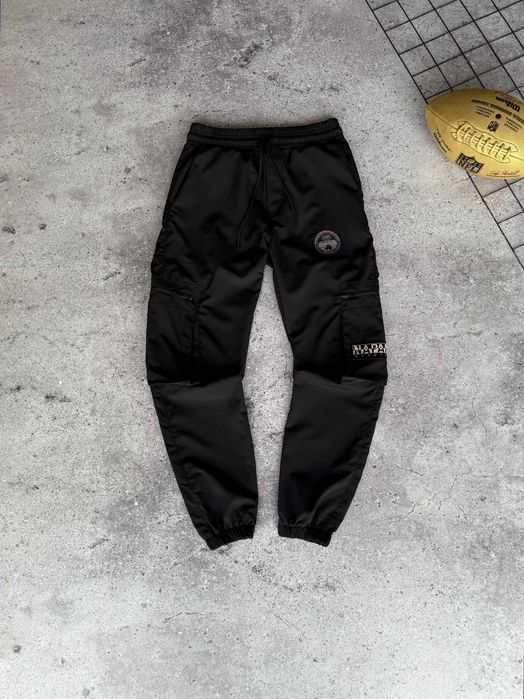 Чоловічі штани Napapijri | Чорні джогери з брендовими бірками | S–XXL