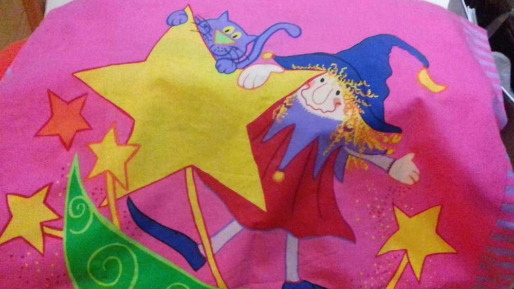 Conjunto estore japonês + capa de edredon e fronha