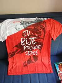 Koszulka piłkarska Tu bije polskie serce na Mistrzostwa Europy w piłce