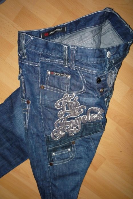 Spodnie męskie jeans roz W32L32 * Cipo & Baxx Generation Los Angeles