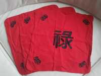 Fronhas de Almofada Símbolos Chineses da Sorte 福 祿 壽