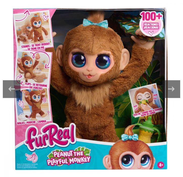 Інтерактивна мавпа   Арахіс Fur Real Friends