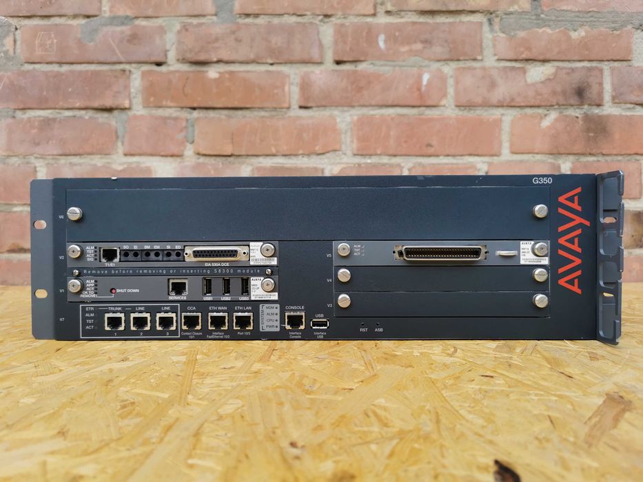 Шлюз AVAYA G350 Media Gateway(MM716+ MM710+ S830)