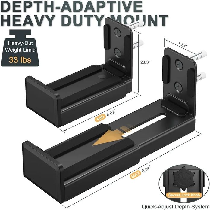 Тримач для саундбару сталевий регулюється